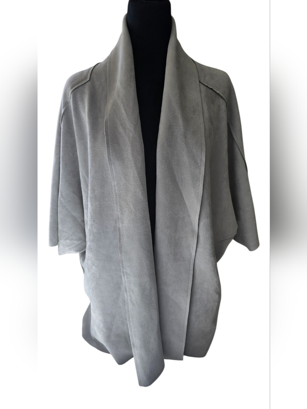 Tribal Faux Suede Cape